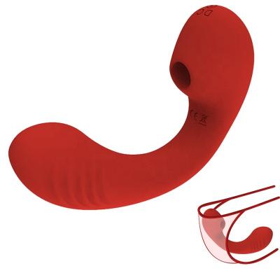 China 7-frequency sucking+10-frequency vibration U shape vibrating nipple sucker vagina G spot sucking Masturbator dildo egg vibrator couple sex toys for sale