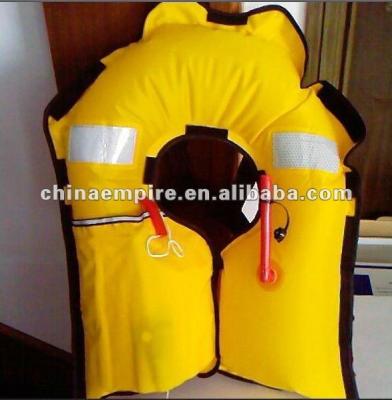 China Latest SOLAS Standard Automatic Inflatable Life Jacket With EC Certificate HD-0018 for sale