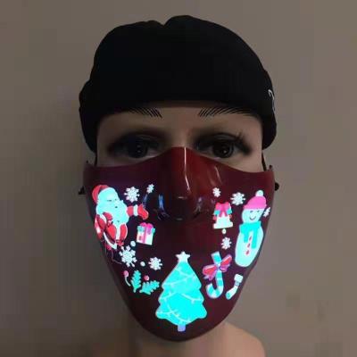 China Hot Sale Christmas / Party Christmas Led Mask , Light Up 3D Mask for sale