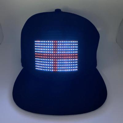 China Personality/Trend/Fashion/Cool/Magic/DIY Smart Hat/APP Control Display Screen Mode APP Control Fancy Hat Magic Blue Tooth LED LED for sale