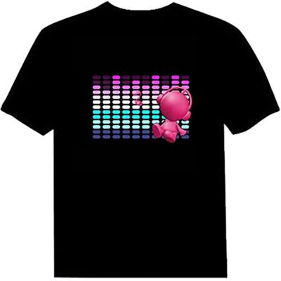 China For Audio Party LED Control T-shirt Nightclub Flashing Use for sale