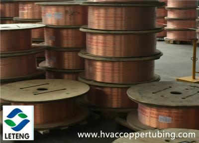 China _ Pancake Coil Copper Insulating Heating Pipes for Air Condtioning / Refrigerator zu verkaufen