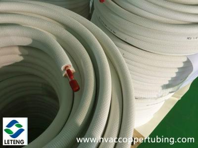 China HVAC Copper Refrigerator Tubing , Air Conditioner Insulated Flexible Copper Pipe for sale