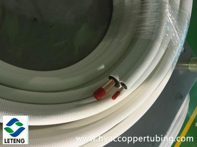 China Thermal Insulated PE Plastic Coated Copper Tube for Air Conditioning / HAVC for sale