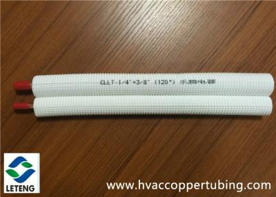 China PE Plastic Coated Copper Tubing , Insulation Air Conditioning 15 mm Copper Pipe for sale