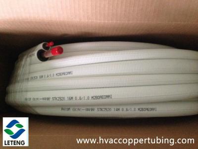 China Pre Insulated Coated Copper Tubing , R4 Type Refrigeration Copper Pipe for sale