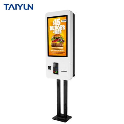 China Ultra Slim 27 Inch Self Service Self Ordering Kiosk In Restaurant 27 Inch (21.5 for sale