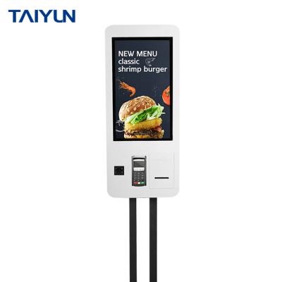 China Taiyun Android 32 Inch Self Service Mobile Food Kiosk Restaurant Payment Kiosk 32 Inch Ordering (21.5/24/32 Inches Optional) for sale