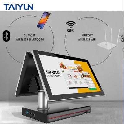 China Face Recognition Restaurant Equipment Windows POS Terminal Touch Screen Cashier Machine Electronic Cash Register for sale