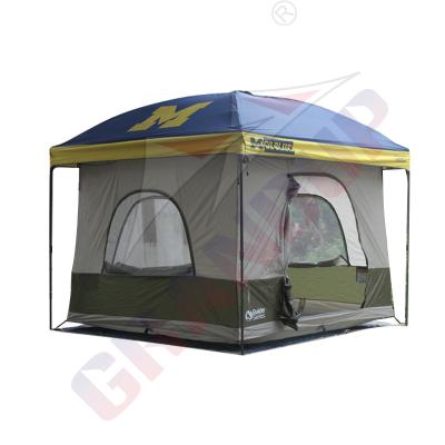 China Custom Camouflage Play Store / Field Outdoor Commercial Event Tent Aluminum Folding Gazebo for sale