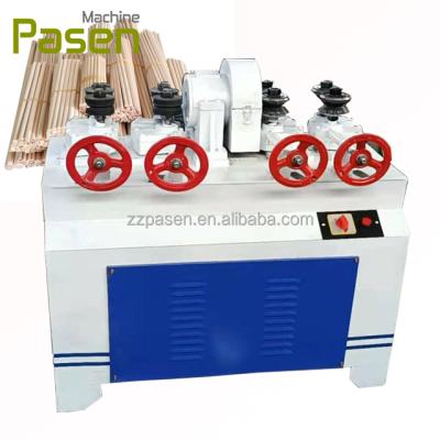 China High Efficiency Wood Round Broom Stick Cutting Making Machine Wood Stick Rounding Machine Wood Stick Machine for sale