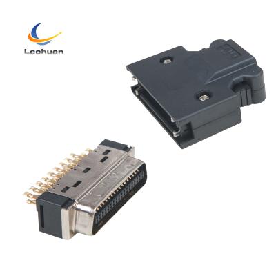 China Solder 3M 36 Pin Buckle Latch Type SCSI MDR I/O Connector 10136-3000PE (Mini D Ribbon) for sale