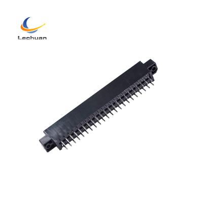 China PCB Pitch 3.175mm Good Quality Black 44Pin/56Pin/86Pin/100Pin BOARD CONNECTOR Slot for sale