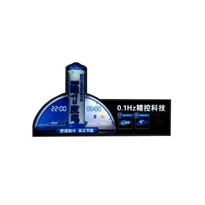 China Customized EL Panel Advertising On Customizable Automotive Body Lighting Advertisement Flashing Animated Poster for sale