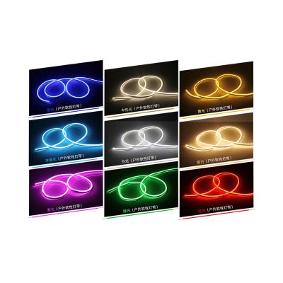 China LED Silicon Light Strip 8x16mm Neon Sign Light IP65 Soft Outdoor Neon Sign 8 Color Options Indoor/Outdoor Neon Lamp Strip for sale