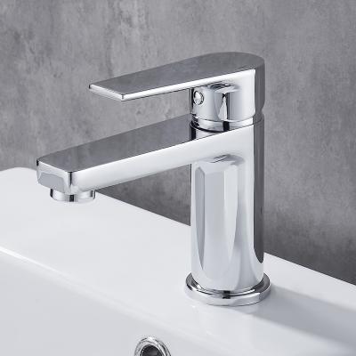 China Luxury Modern Hot And Cold Kitchen Faucets Metered Brass+Stainless+Zinc Alloy Basin Sink Water Faucet Spouts Tap for sale