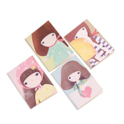 China Cute Small Pocket Writing Notebook New Design Fast Shipping Custom Personal Notebook Eco-Friendly Cartoon Mini Notebook for sale