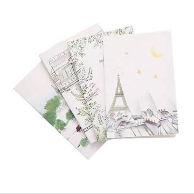 China Small notepad fashion traveler portable diary student writing paper notebook cute simple creative eco-friendly cartoon paper for sale