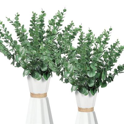 China J-007 Eco-friendly / Durable Dried Preserved Eucalyptus Branches Bouquet Plant Leaves Decorative Flowers Dried Eucalyptus Leaves for sale