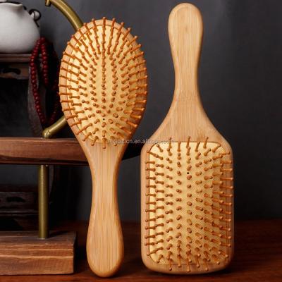 China For Home Use High Quality Bamboo Hair Brush Comb Set Boar Hair Brush Natural Bamboo Comb For Women for sale