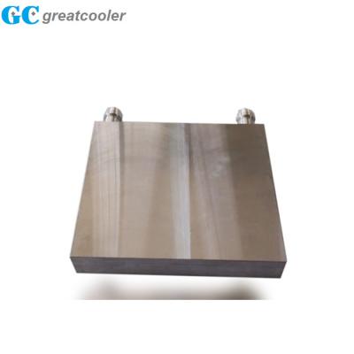 China copper & Greatcooler 80*80*15mm Aluminum Peltier Module Water Cooling Brown Beer for sale