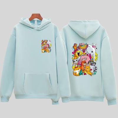 China Casual Loose Casual Women's Round Neck Sweater Long Sleeve Print Plush Sweatshirt Hoodie Hoodie QUICK DRY for sale