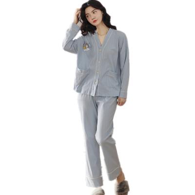 China High Quality Comfortable Soft Breathable Leisure Long Sleeve Pants Printed Casual Pajamas for sale