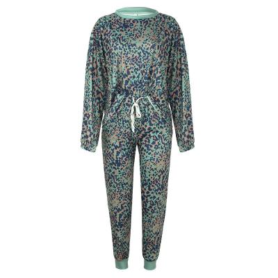 China Other Hot Sale Women's Autumn Leisure Long Sleeve Polyester Pajamas for sale