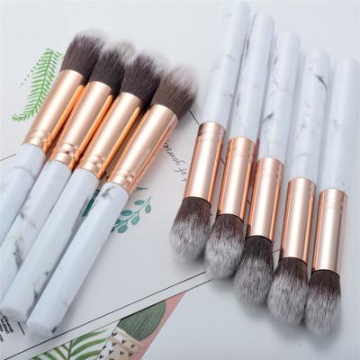 China 1pcs/set High Quality Human Hair Makeup Set Brush Synthetic Natural Plastic Powder Blush Brushes Cosmetics Tools Brush For Make Up Makeup Tools for sale