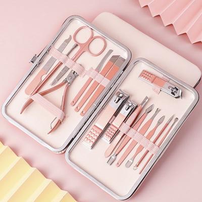 China Beautiful high quality manicure set children's nail set manicure pedicure set personal toolbox high quality manicure set for advertising for sale