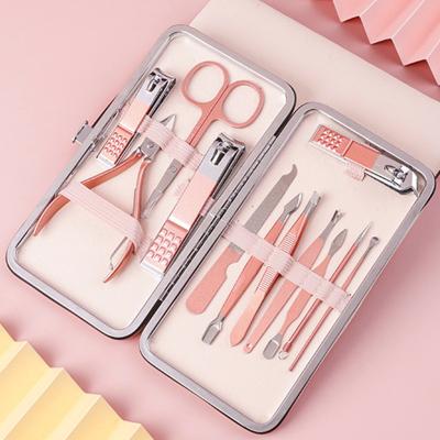 China High Quality 6pcs Nail Care Tools and Equipment with Function, Professional Manicure Pedicure Set for sale