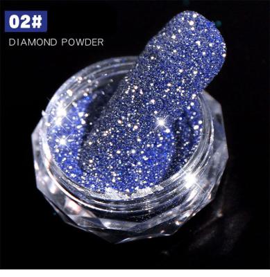 China 10 Solid Silver Nail Art Gold Series Powder Glitters Rose Gold Colors Optional Nail Glitter For Acrylic Nails for sale