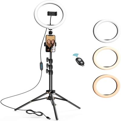 China Hot Selling Photography 8 Inch USB Ring Light Ring Light For Phones Selfie Ring Light Tripod for sale