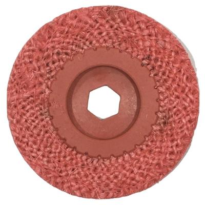 China High Grinding Efficiency Tensing Circle Core Lap Light Industry Red Rubber Abrasive Cutting Grinding Wheel for sale