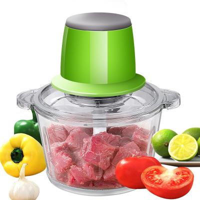 China Transparent And Easy To Clean 3l 4l 5l 6l 10l Multifunctional Electric Meat Chopper 2 Speeds Glass Chopper Automatic Mincing Machine Quiet Food Processor for sale