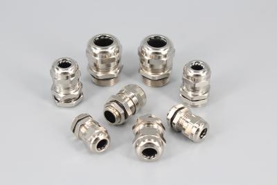 China Metal cable gland-Brass nickel plated and stainless steel for sale