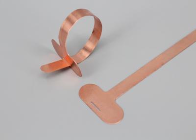 China Metal Copper marker cable tie plate in cable management for sale