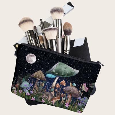 China Dreamy Bag Lazy Person Toiletry Storage Hold Bag Makeup Series Large Capacity Mushroom Portable Travel Bag for sale