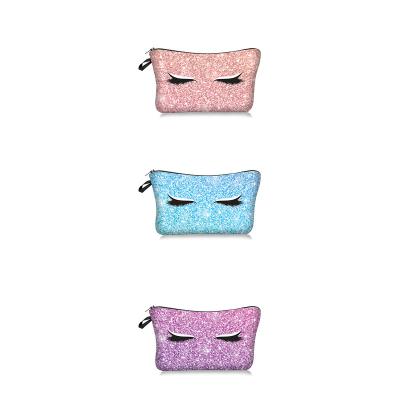 China Portable Large Capacity Eyelash Makeup Storage Bag Progressive Handheld Toiletry Bag Travel Bag for sale