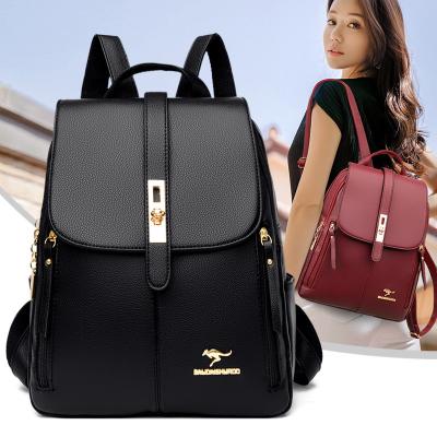 China Waterproof 2023 new version of fashion simple women's backpack swapping all single shoulder large capacity backpack for sale