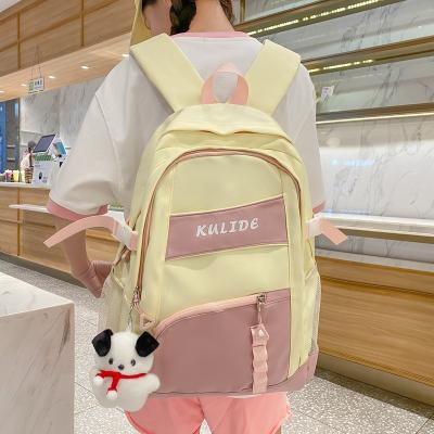 China Original 2023 new schoolbag waterproof female college students large capacity college students backpack for sale