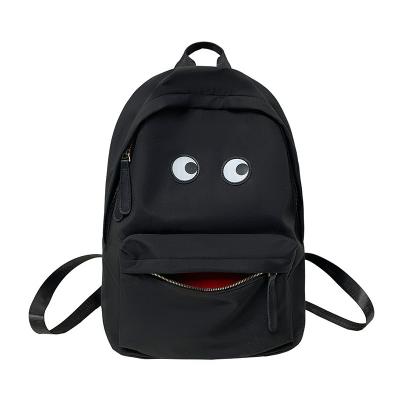 China Waterproof Cute Big Eyes Backpack 2023 Short Distance Travel Small School Bag Large Capacity College School Backpack New for sale