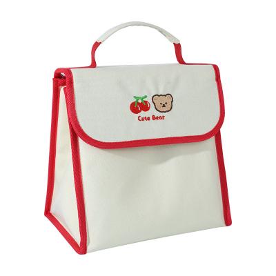 China High Level Appearance Lightweight Portable Lunch Bag Large Capacity Lunch Bag Students With INS Thermal Lunch Bag for sale