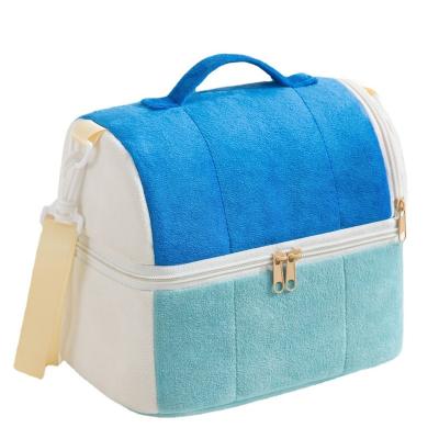 China Lightweight Student Lunch Box Bag Heat Insulation Bag Insulated Portable Pile PVC Takeout Pack and Freezer Bag for sale