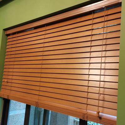 China Factory Direct Paulownia Wooden Curtains Shade Wooden Blind Shutter Minimalist for sale