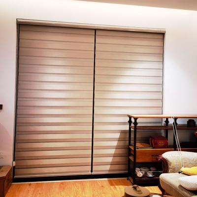 China Morden Luxury Durable In-Store Convenient Blind Curtain For Room Zebra Zebra Blinds Custom Blackout Zebra Blinds for sale