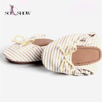 China Fashion Ballet Shoe Rubber Foldable Flat Ballet Shoes Women for sale