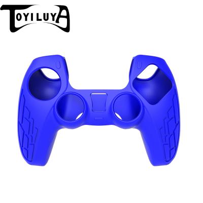 China Hot Sale Easy Installation TOYILUYA Silicone Cover Skin Housing Case For PS5 Controller PS5 Gamepad Protective Case 5 for sale