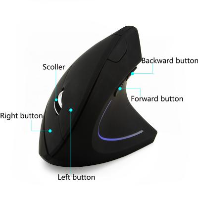 China Raton Inalambrico Shenzhen Mini Gamers Durable Rechargeable Wireless Vertical Mouse Gaming Ergonomic Computer Mouse for sale