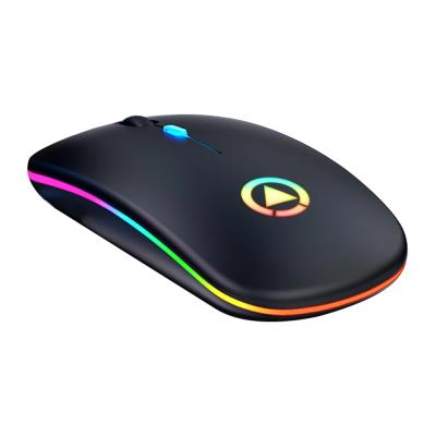 China Durable Rechargeable Maus RGB Inalambrico Mouse Shenzhen Computer Gaming Ergonomic Glowing Wireless Mouse Online Shopping for sale